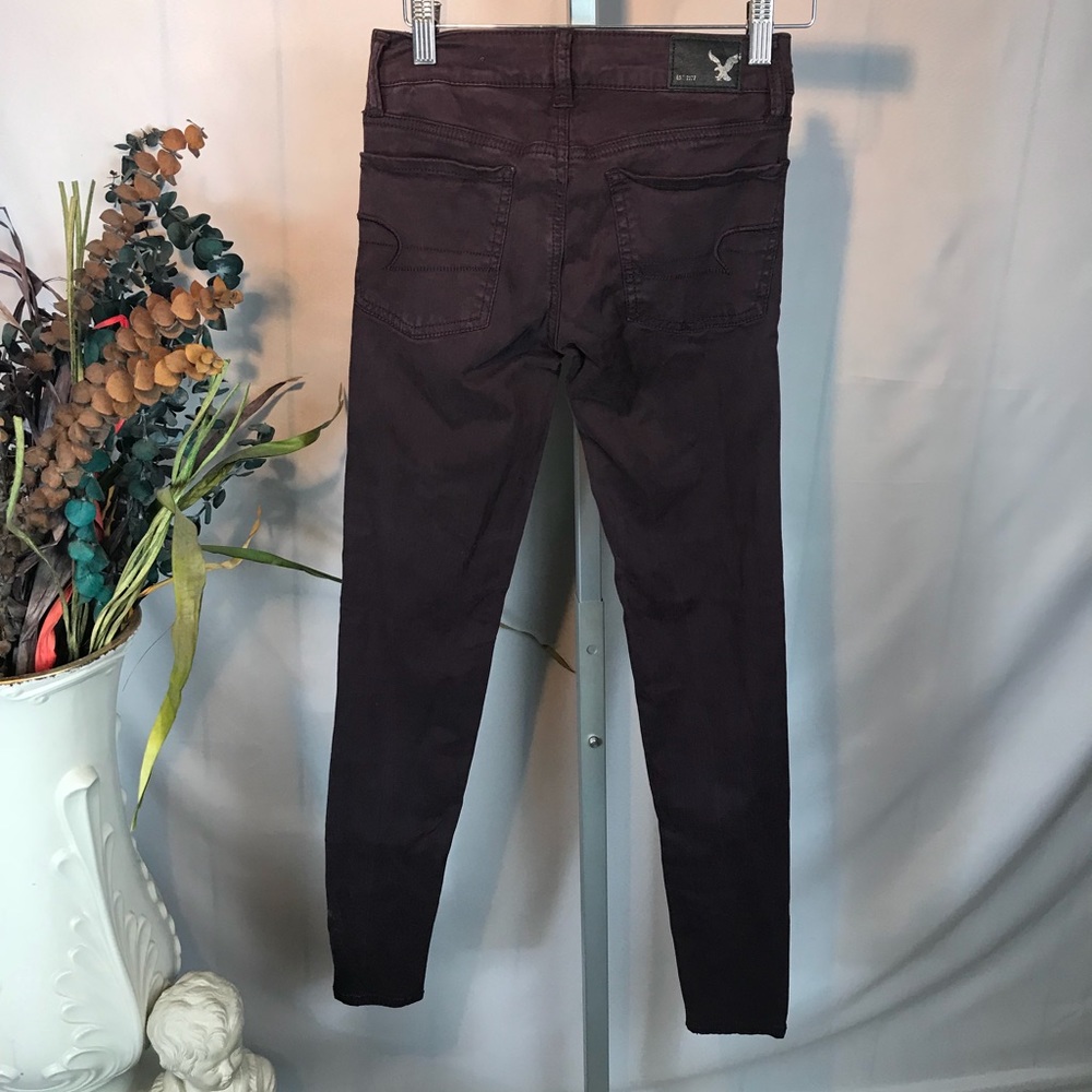 American eagle plum leggings size 00
